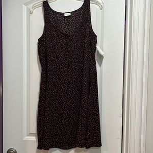 Black and Red Mini Dress